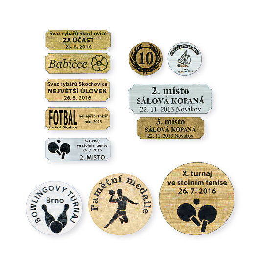 Štítek laser - fólie, pr. 25 mm