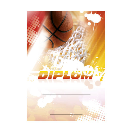 Basketbalový diplom A5