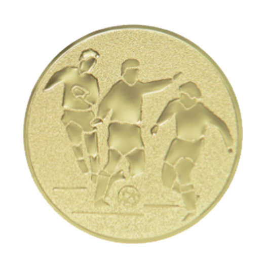 Emblém fotbal, pr. 25 mm, zlato