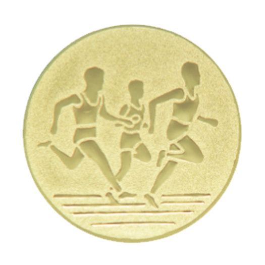 Emblém atletika, pr. 25 mm, zlato